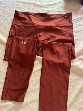 Under Armour Burnt Orange Performance Leggings